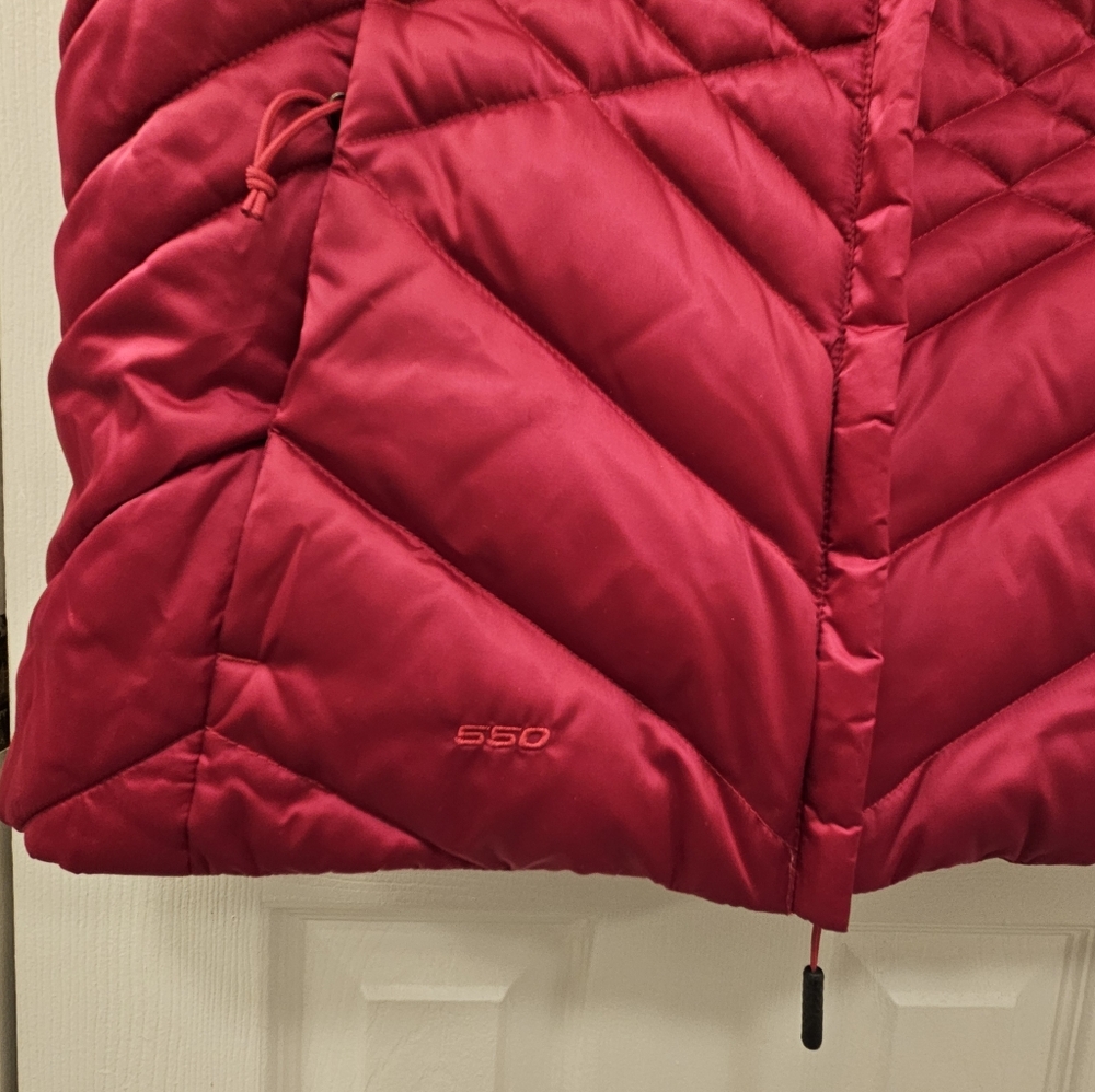 THE NORTH FACE 550 GOOSE DOWN PUFFER VEST ~ FUCHSIA (Bright PINK)  Women's M - Picture 6 of 11